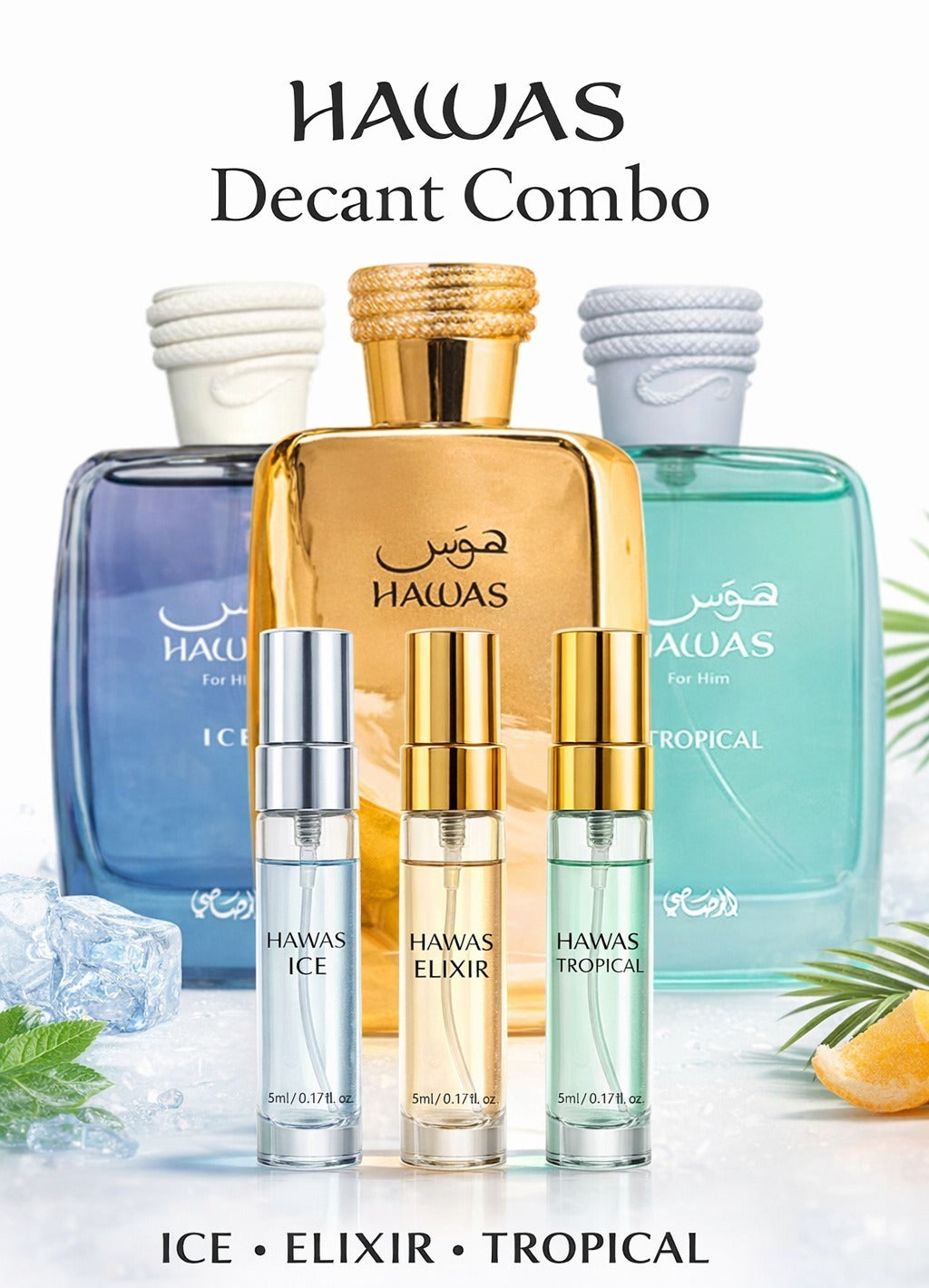 Hawas Decant Combo combo — perfume original en Costa Rica