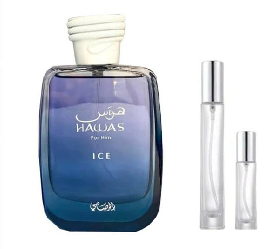 Decant Hawas Ice for Him Rasasi — perfume original en Costa Rica